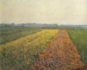 古斯塔夫卡里伯特 - The Yellow Fields at Gennevilliers